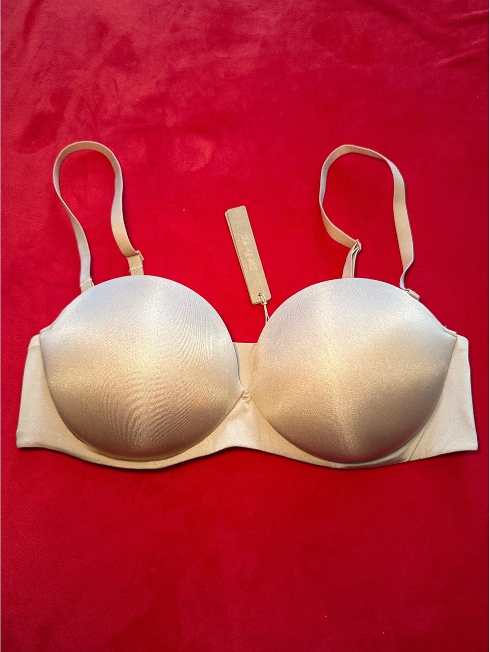 Skims Ultimate Push Up Strapless Bra Color Clay Size 38C